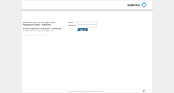 Desktop Screenshot of lung.healthdiary.ca